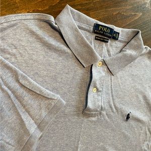 Polo Ralph Lauren Pima Soft Touch Polo Men’s Size XL Heathered Light Blue